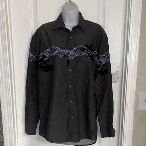 Vintage Roper Men's long sleeve Shirt
Aztec horses